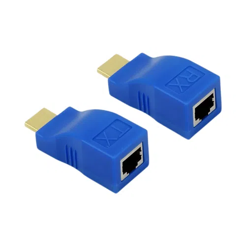 Bộ kéo dài hdmi to lan 30m 1 Bộ kéo dài hdmi to lan 30m