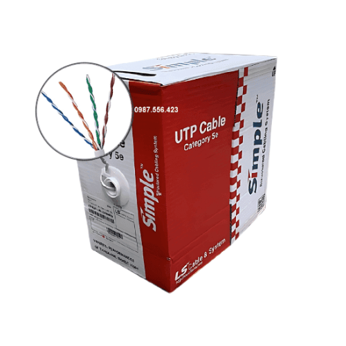 Cáp mạng cat5e ls UTP-E-C5G-E1VN-M0.5X004P/GY 1 Cáp mạng cat5e ls UTP-E-C5G-E1VN-M0.5X004P/GY