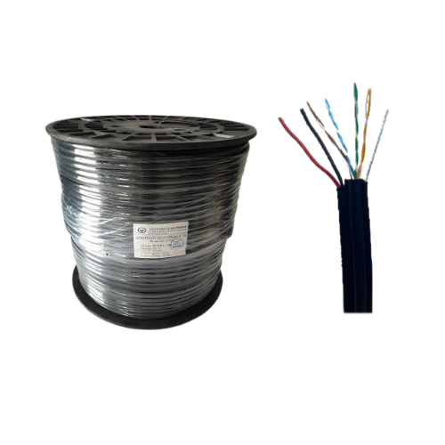 Cáp mạng liền nguồn cat5e vcom L525004 1 Cáp mạng liền nguồn cat5e vcom L525004