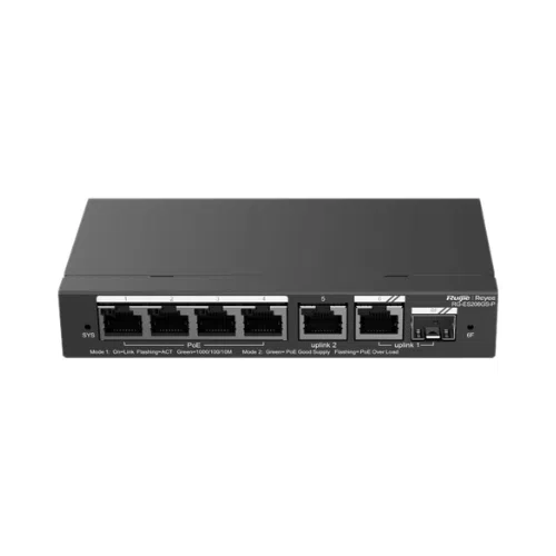 Switch poe 4 cổng ruijie RG-ES206GS-P